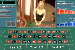 Lemozione Unica Della Roulette Dal Vivo